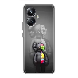 Чехол с принтом «Тело Bearbrick» для Realme 10 Pro Plus