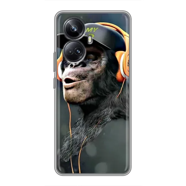 Чохол з принтом «В навушниках» для Realme 10 Pro Plus Чохол з принтом «В навушниках» для Realme 10 Pro Plus