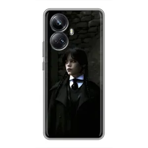 Чехол с дизайном Венздей 2 на Realme 10 Pro Plus (Темный стиль Уэнздей)