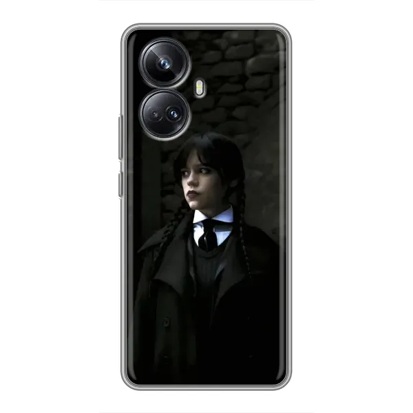 Чехол с принтом «Темный стиль Уэнздей» для Realme 10 Pro Plus