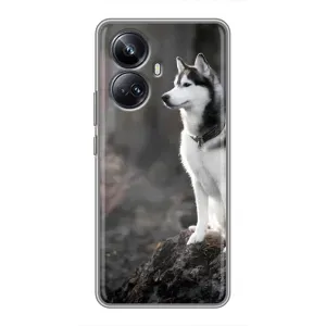 Чохол з Хаскі Realme 10 Pro Plus - (AlphaPrint) (Вірний собака)