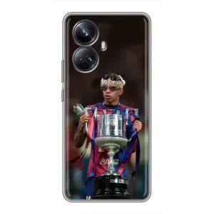 Чохол з футболістом Ламін Ямаль Realme 10 Pro Plus (Ямаль з кубком)