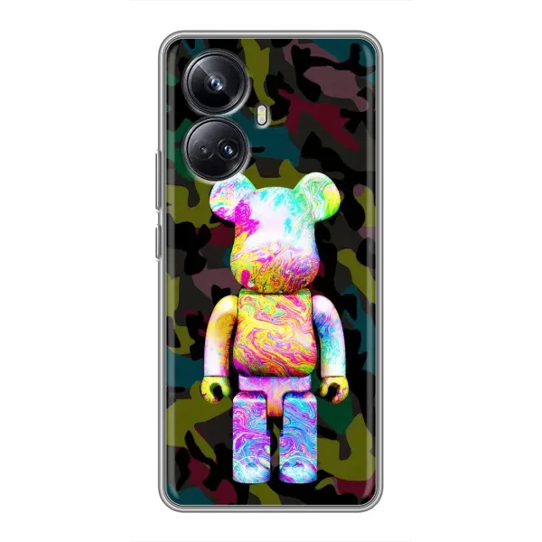 Чехол с принтом «Яркий Bearbrick» для Realme 10 Pro Plus