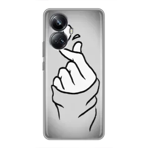 Чехол с принтом «Значок Love» для Realme 10 Pro Plus