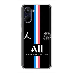 Чохли PSG для Realme 10 (AlphaPrint) (футболка ПСЖ)