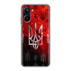 Украинские Чехлы для Realme 10 с картинкой УПА (AlphaPrint) (ГЕРБ УПА)