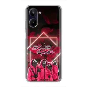 Чохол Гра в кальмара для Realme 10 (Охоронці Гра кальмара)