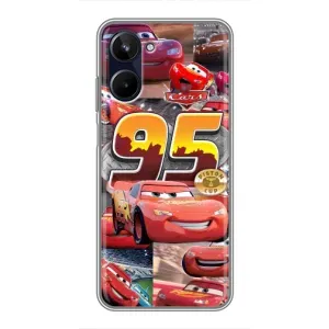 Силіконовий чохол Маквін для Realme 10 (Колаж Блискавка Маквін)