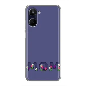 Чохол з принтом «Мама в квітах» для Realme 10