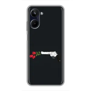 Чехлы (ART) Цветы на Realme 10 (VPrint) (Неочікувані квіти)