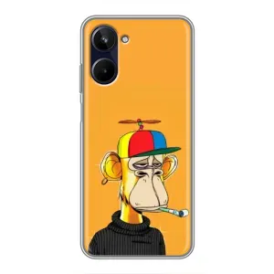 Чохли з Мавпами NFT для Realme 10 (AlphaPrint) (Нудна мавпа NFT)