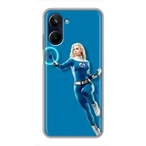 Чохол з принтом Фантастична четвірка для Realme 10 (Сью Сторм політ)