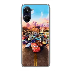 Силіконовий чохол Маквін для Realme 10 (Тачки на трасі)