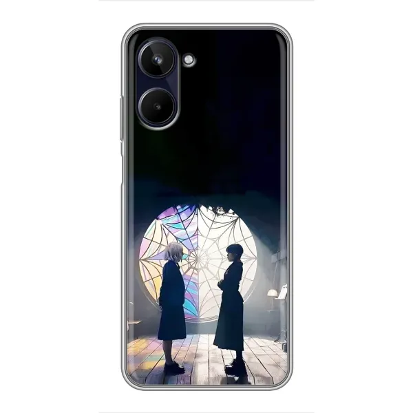 Чехол с принтом «Уэнздей и Инид» для Realme 10 Чехол с принтом «Уэнздей и Инид» для Realme 10