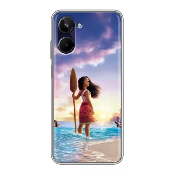 Чехол с принтом «Моана с веслом» для Realme 10
