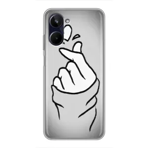 Чохол з принтом «Значок Love» для Realme 10