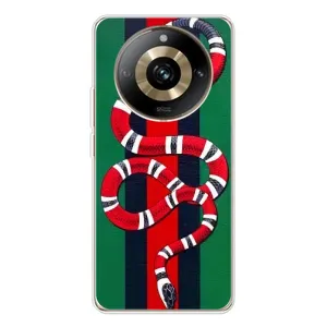 Чохли  GUCCI для 11 Про 5Джі (AlphaPrint) (Gucci змія)