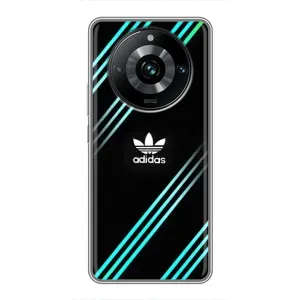 Чехлы Адидас для Realme 11 Pro Plus (AlphaPrint) (Адидас с полосами)