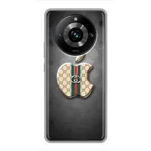 Чехлы ГУЧЧИ для Реалми 11 Про Плюс (AlphaPrint) (Apple gucci)