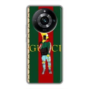 Чохол з принтом «Барт ГУЧЧІ» для Realme 11 Pro Plus