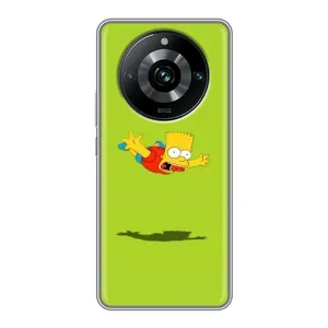 Чехол с Симпсонами для Realme 11 Pro Plus (VPrint) (Барт Симпсон)