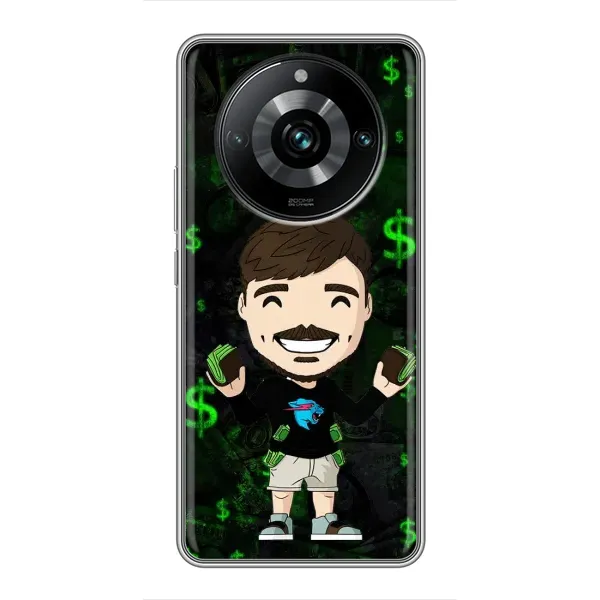 Чохол з принтом «Блогер Beast» для Realme 11 Pro Plus