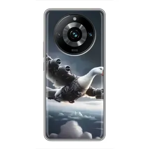 Чехол с мемом Тралалело тралала на Realme 11 Pro Plus (Бомбардини гусини)
