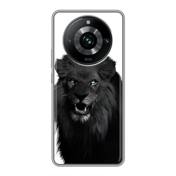 Чохол з принтом «Чорний ЛЕВ» для Realme 11 Pro Plus Чохол з принтом «Чорний ЛЕВ» для Realme 11 Pro Plus