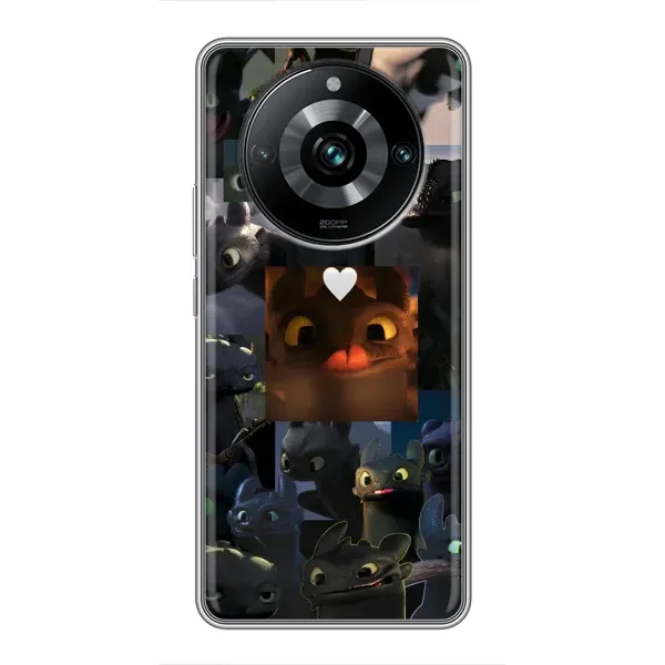 Чехол с принтом «Дракон коллаж» для Realme 11 Pro Plus Чехол с принтом «Дракон коллаж» для Realme 11 Pro Plus