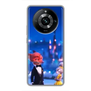 Чехол Зоотрополіс на Realme 11 Pro Plus (Романтический вечер Зверополис)