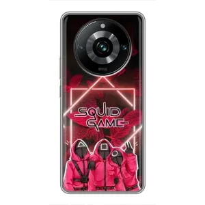 Чехол Гра в кальмара для Realme 11 Pro Plus (Охранники Игра кальмара)