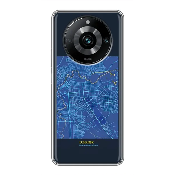 Чохол з принтом «Луганськ» для Realme 11 Pro Plus