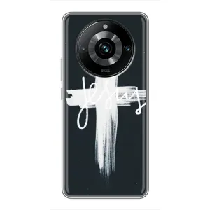 Чехол для Realme 11 Pro Plus (AlphaPrint) - (Христианские) (Иисус)