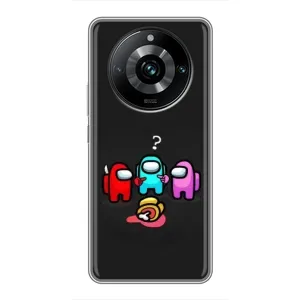 Чехол Амонг Ас для Realme 11 Pro Plus (AlphaPrint) (Импостер)