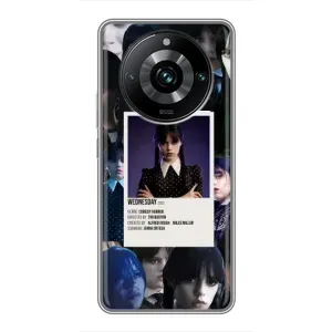 Чехлы Венсдей на Realme 11 Pro Plus Уэнсдей (AlphaPrint) (коллаж Уэнздей)