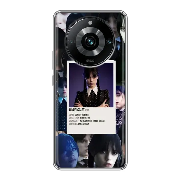 Чехол с принтом «коллаж Уэнздей» для Realme 11 Pro Plus