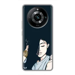 Чохол з принтом «Гарна дівчина» для Realme 11 Pro Plus