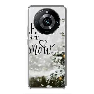 Новорічні, Святкові Чохли для Realme 11 Pro Plus - 2024 год (Let it snow)