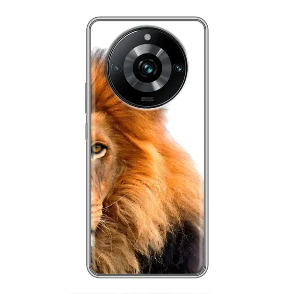 Чохол з принтом «Лев грива» для Realme 11 Pro Plus Чохол з принтом «Лев грива» для Realme 11 Pro Plus