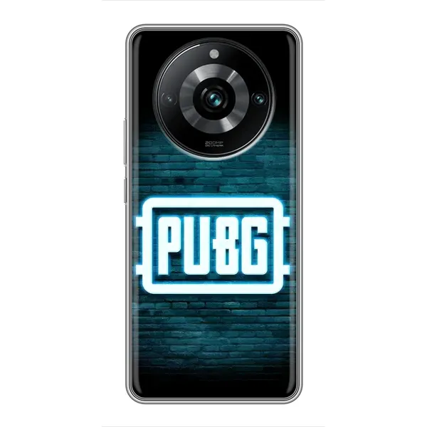 Чохол з принтом «Лого PUBG» для Realme 11 Pro Plus