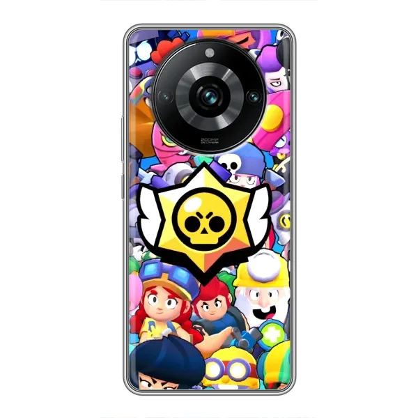 Чохол з принтом «Лого Brawl Stars» для Realme 11 Pro Plus
