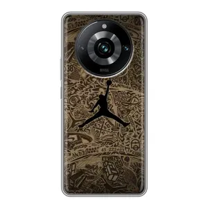 Чехлы для Realme 11 Pro Plus - с картинкой JORDAN (AlphaPrint) (Logo Jordan)