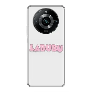 Чохол з Лабубу на Realme 11 Pro Plus (Лого Лабубу)