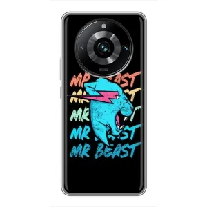 Чохол з принтом «logo Mr beast» для Realme 11 Pro Plus