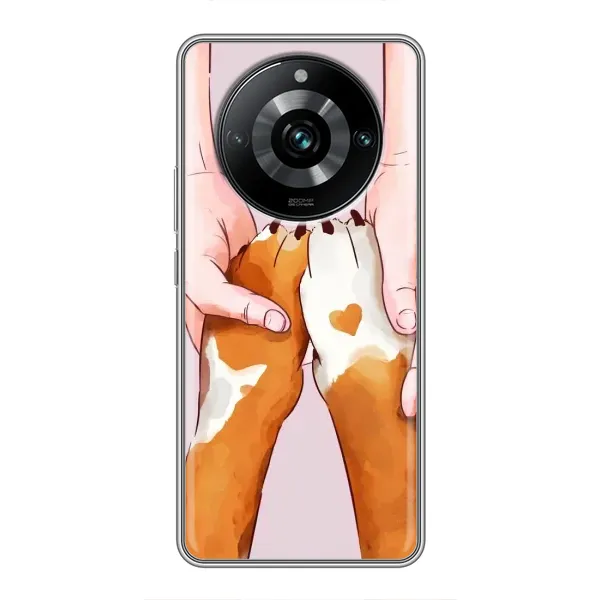 Чохол з принтом «Любовь до собак» для Realme 11 Pro Plus
