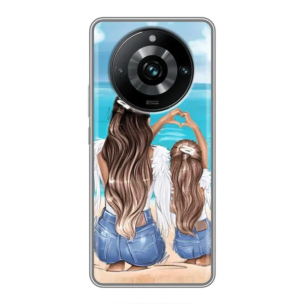 Чохол з принтом «Мама з донькою» для Realme 11 Pro Plus Чохол з принтом «Мама з донькою» для Realme 11 Pro Plus