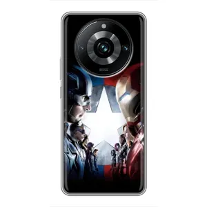 Чохол з принтом «Марвел стайл» для Realme 11 Pro Plus