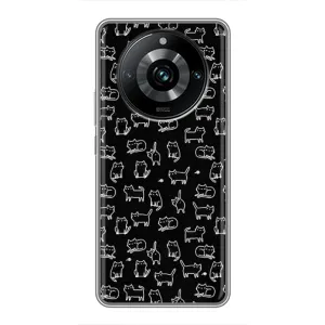 Чехол с принтом «Меленькие котики» для Realme 11 Pro Plus