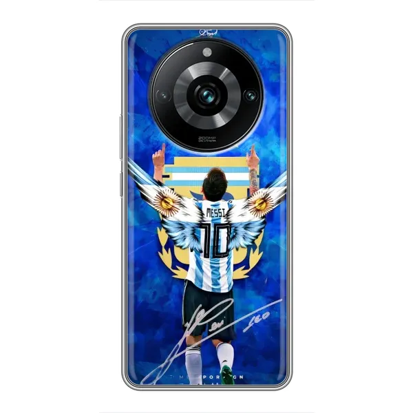 Чохол з принтом «Мессі Аргентина» для Realme 11 Pro Plus