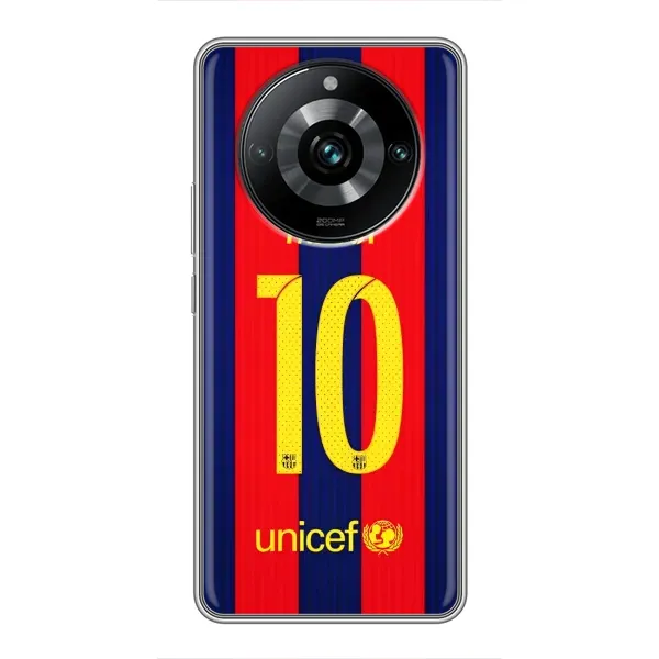 Чохол з принтом «Messi Barca 10» для Realme 11 Pro Plus